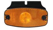 Boreman 24v LED amber marker light with bracket - click to learn more
