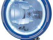 Boreman round spotlight blue glass LED side light - click to learn more