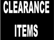 Clearance items
