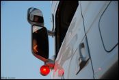 Scania mirrors with inbuilt indicators