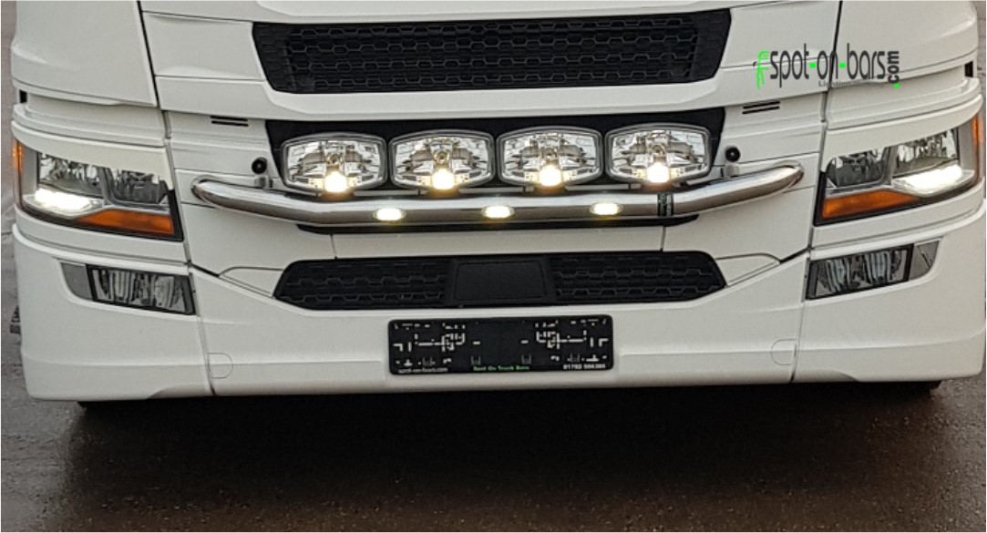 Scania 5 X LED Grill Strip light bar R or S Next Generation 
