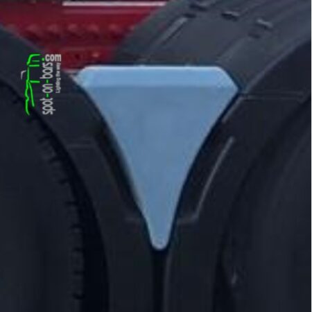 Fibreglass wing infill for Volvo FH V4 - PLAIN