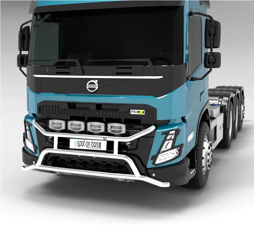 Volvo FMX 2020 on SPIDER Bull Bar - Spot On Truck Bars