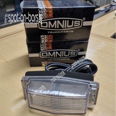 Omnius LED Double Burner - Clear Lense - Amber led