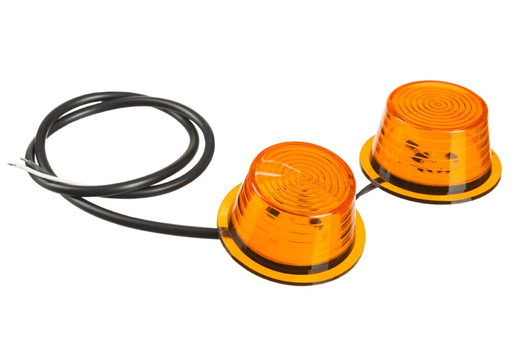 Horpol Amber / Amber twin led module for rubber arm marker light - Spot ...
