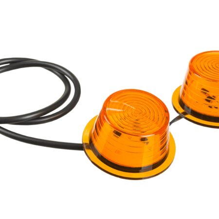 Horpol Amber / Amber twin led module for rubber arm marker light