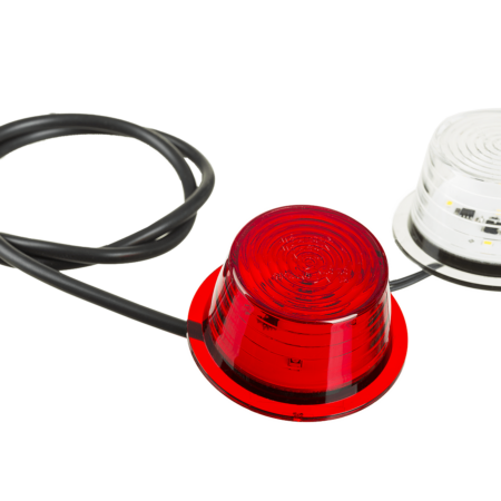 Horpol Red & White twin led module for rubber arm marker light