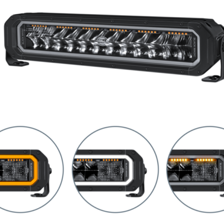 Hella Black Magic Tough Pro 15" double row light bar with strobe function