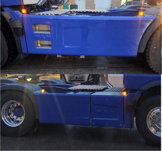 MAN TG3 rear lift side skirts image 1