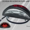 Proplast pro reg LED number plate light with tail light 027504 - PAIR